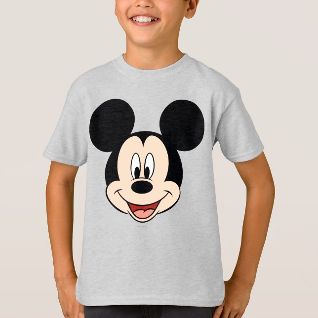 T-shirt Mickey moderne | Tête souriante (Devant)