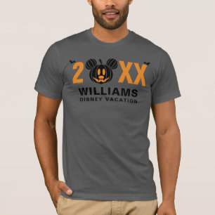 T-shirt Mickey Mouse Citrouille Vacances en famille