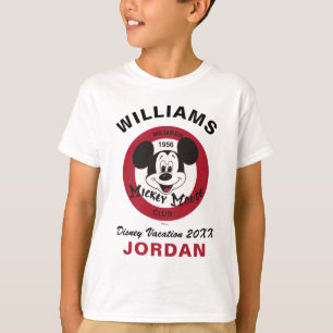 T-shirt Mickey Mouse Club   Vacances en famille et année