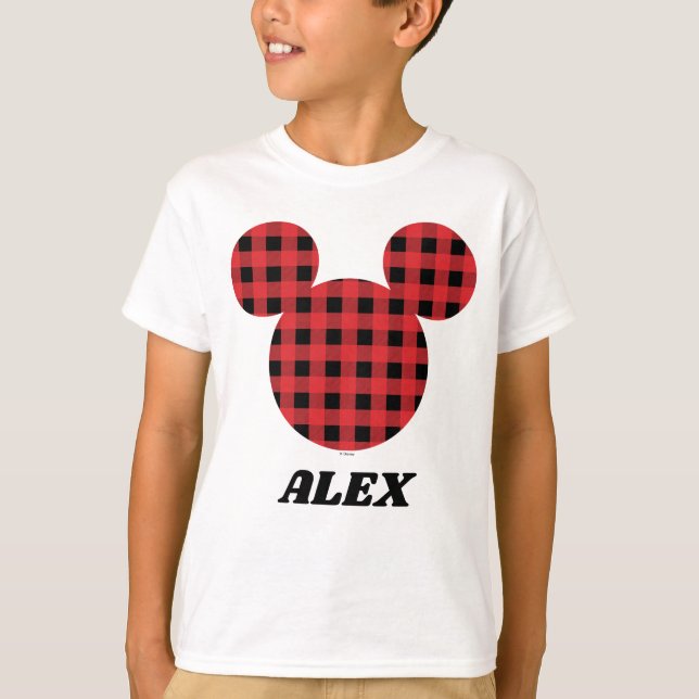 T-shirt Mickey Mouse | Frère Plaid Buffalo (Devant)