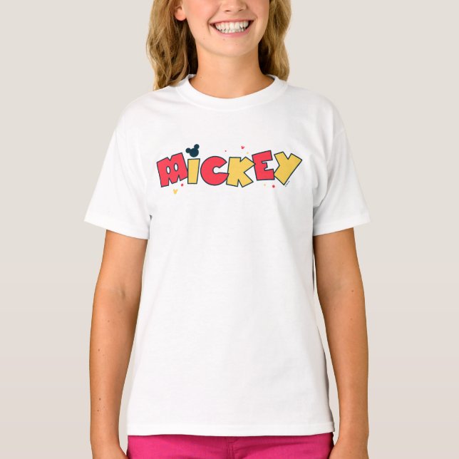 T-shirt Mickey Mouse | Fun Font Mickey (Devant)