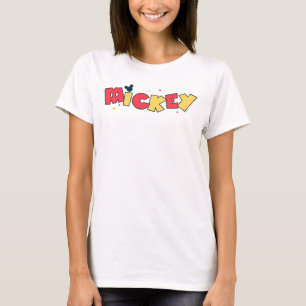 T-shirt Mickey Mouse   Fun Font Mickey