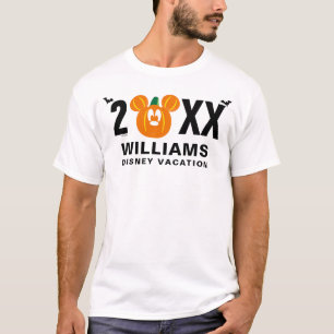 T-shirt Mickey Mouse Halloween Vacances en famille
