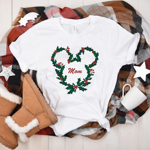 T-shirt Mickey Mouse Holiday Wreath