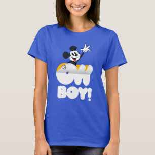 T-shirt Mickey Mouse Oh Boy! Décollez