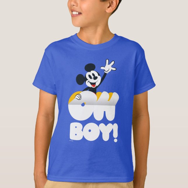 T-shirt Mickey Mouse Oh Boy! Peel Away (Devant)