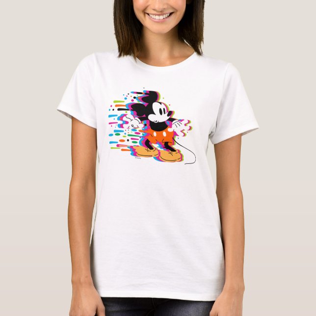 T-shirt Mickey Mouse Paint Warp (Devant)