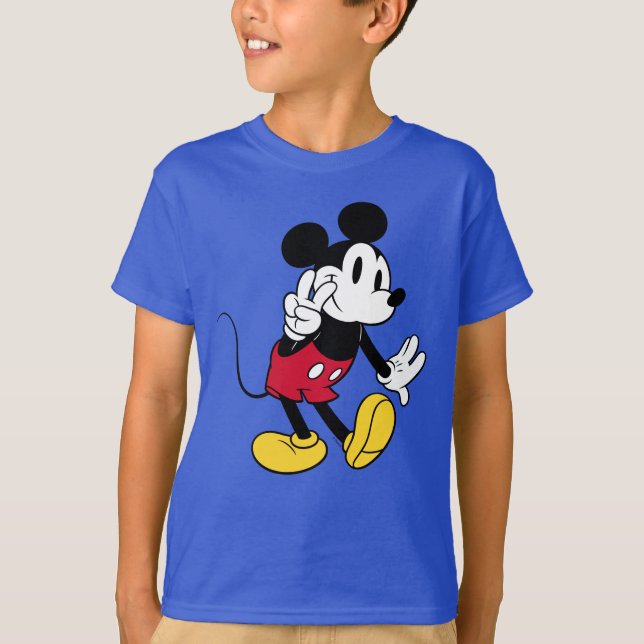 T-shirt Mickey Mouse | Paix (Devant)