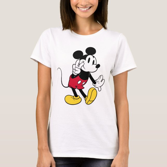 T-shirt Mickey Mouse | Paix (Devant)