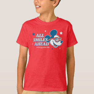 T-shirt Mickey Mouse patriotique tout sourire