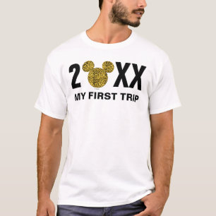 T-shirt Mickey Mouse personnalisé Mon premier voyage
