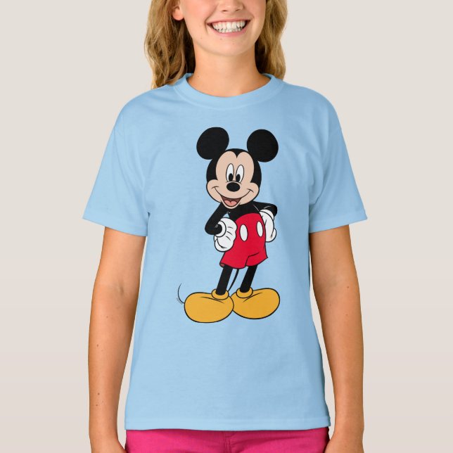 T-shirt Mickey Mouse Pose Souriante (Devant)