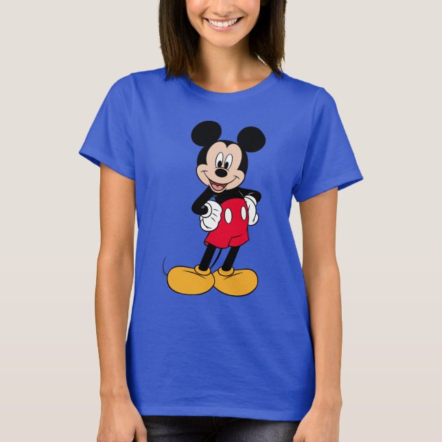 T-shirt Mickey Mouse Smiling Pose (Devant)