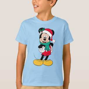 T-shirt Mickey Mouse Tenue hivernale