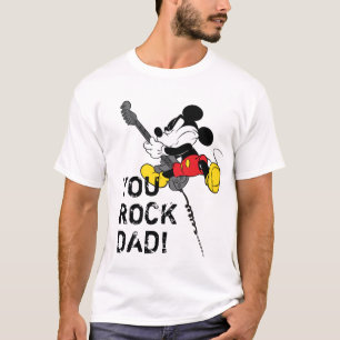 T-shirt Mickey Mouse T'Es Rocher, Papa !