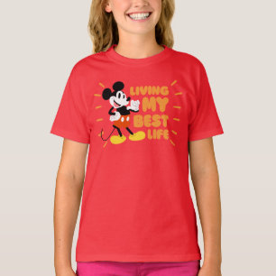 T-shirt Mickey Mouse Vivre ma meilleure vie