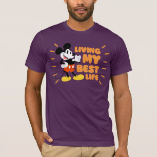 T-shirt Mickey Mouse Vivre ma vie meilleure