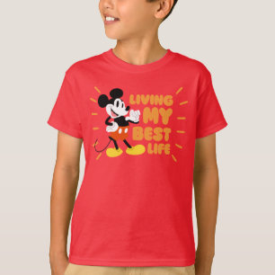 T-shirt Mickey Mouse   Vivre ma vie meilleure