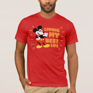 T-shirt Mickey Mouse   Vivre ma vie meilleure