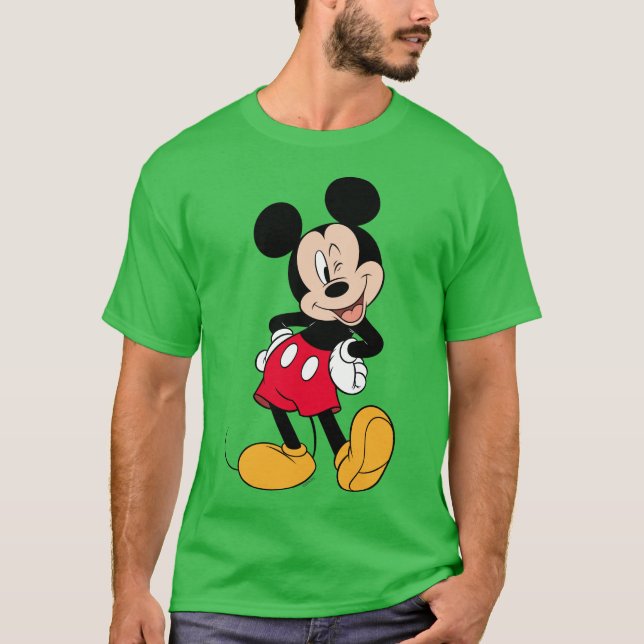 T-shirt Mickey Mouse Wink (Devant)