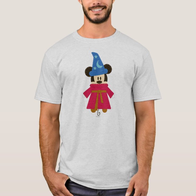 T-shirt Mickey Pook-a-Looz | Casquette du sorcier (Devant)