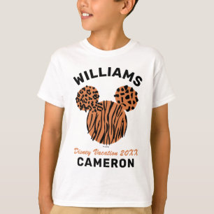 T-shirt Mickey Poster de animal   Vacances en famille et a
