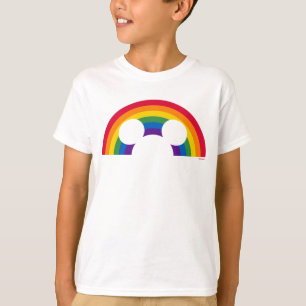 T-shirt Mickey Rainbow Cutout