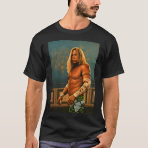 T-shirt Mickey Rourke en tant que peinture de The Wrestler