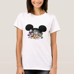 T-shirt Mickey & ses amis Groupe en oreilles de Mickey 2