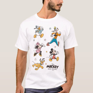 T-shirt Mickey & ses amis Retro Stars and Stripes Graphiqu