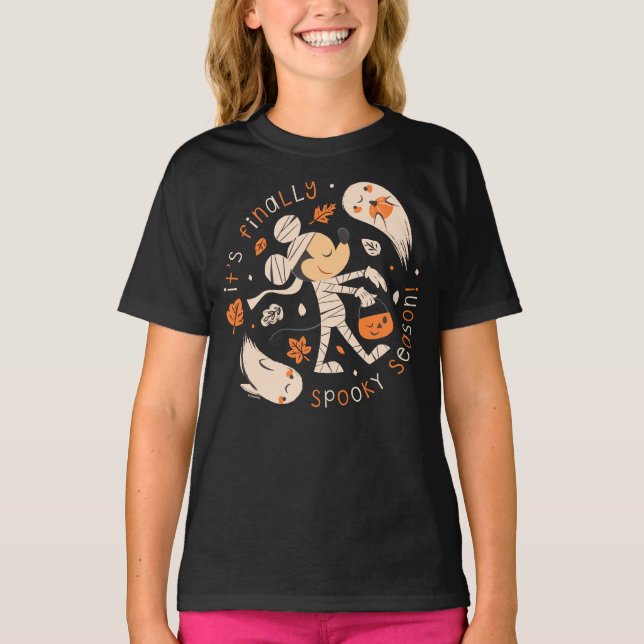 T-shirt Mickey's Mummy Magic : Éffrayant Season Fun (Devant)
