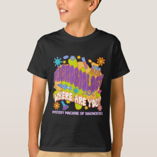 T-shirt Microbiologie Mystère Machine De Diagnostics Lab N