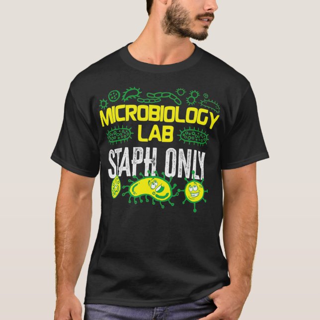T-shirt Microbiologiste Microbiologie Lab Staph Lab Staph  (Devant)