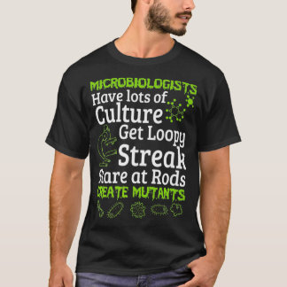 T-shirt Microbiologiste Microbiologie Tee
