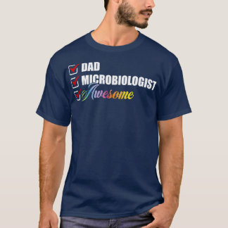 T-shirt Microbiologiste Papa génial