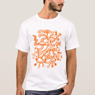 T-shirt Microcosme Macrocosme 02 - Orange