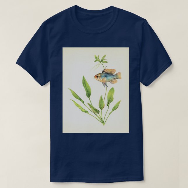 T-shirt Microgeophagus ramirezi (Design devant)