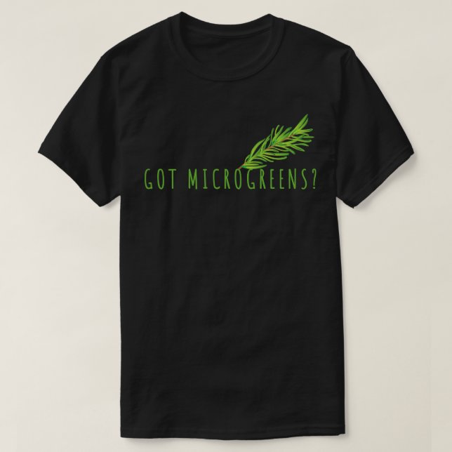 T-shirt Microgreens Jardinage Plante (Design devant)