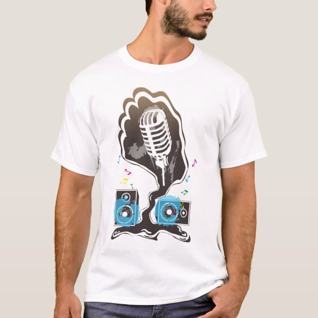 T-shirt Microphone (Devant)