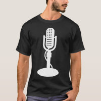 Microphone - Blanc