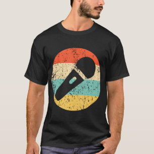 T-shirt Microphone du chanteur Karaoke