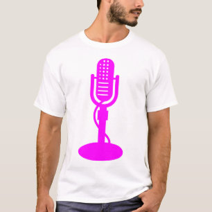 T-shirt Microphone - Magenta