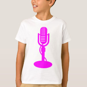 T-shirt Microphone - Magenta
