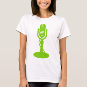 T-shirt Microphone - Martian Green