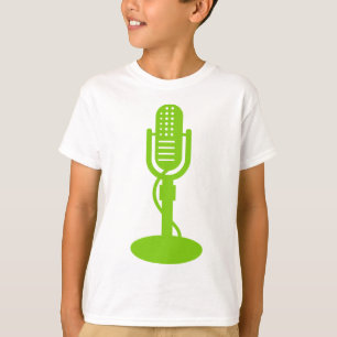 T-shirt Microphone - Martian Green