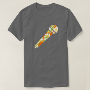 T-shirt Microphone Motif Camo été