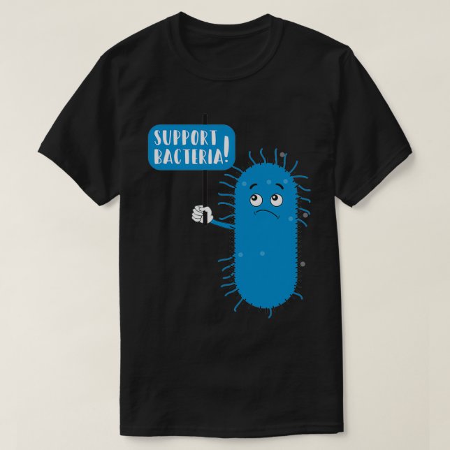 T-shirt Microprotection contre les microbes Bactéries Micr (Design devant)