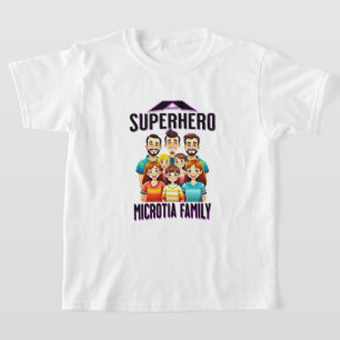 T-shirt Microtia Superhero Enfants