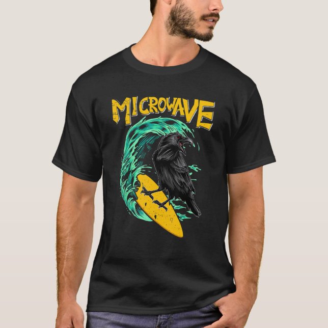 T-shirt Microwave Funfer Corbeau d'oiseaux (Devant)