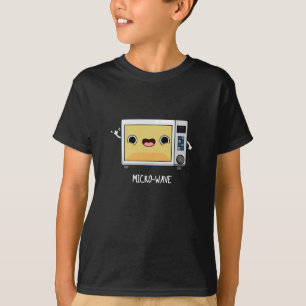 T-shirt Microwave Funny Pun Dark BG
